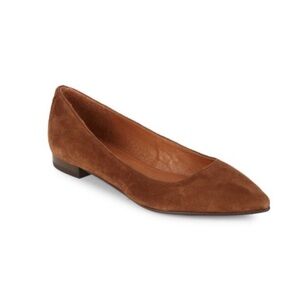 FRYE Sienna Suede Slip On Pointy Toe Ballet Flats Size 10 M